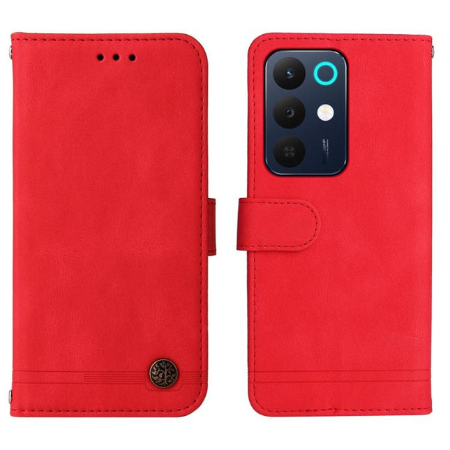 Skin Feel Life Tree Metal Button Leather Phone Case, For Realme 15T 5G, For Realme Narzo 80 Lite 4G / C71 India, For Realme 15 5G / Realme 15 Pro 5G, For Realme C71 4G / C75 4G / 5G / 14x