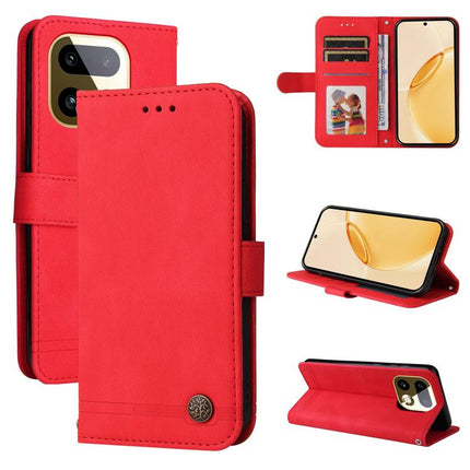 Skin Feel Life Tree Metal Button Leather Phone Case, For Realme 16 Pro+ 5G, For Realme 16 Pro 5G, For Realme 15x 5G India / Realme C85 5G, For Realme C85 Pro 4G