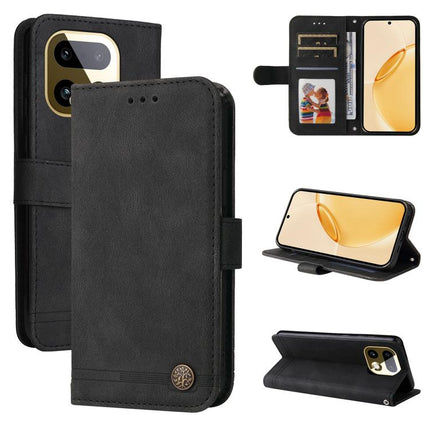 Skin Feel Life Tree Metal Button Leather Phone Case, For Realme 16 Pro+ 5G, For Realme 16 Pro 5G, For Realme 15x 5G India / Realme C85 5G, For Realme C85 Pro 4G