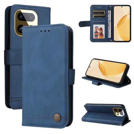Skin Feel Life Tree Metal Button Leather Phone Case, For Realme 16 Pro+ 5G, For Realme 16 Pro 5G, For Realme 15x 5G India / Realme C85 5G, For Realme C85 Pro 4G