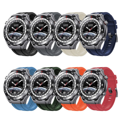 For Huawei Watch Ultimate Silicone Replacement Watch Band, 2pcs Regular Style, 3pcs Longer Style