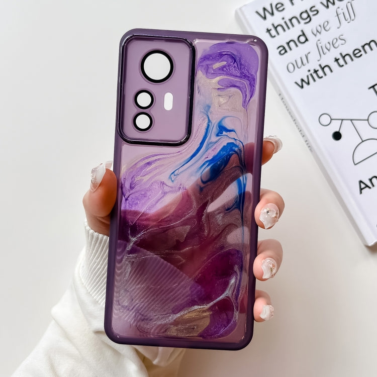 Oil Painting Electroplating TPU Phone Case