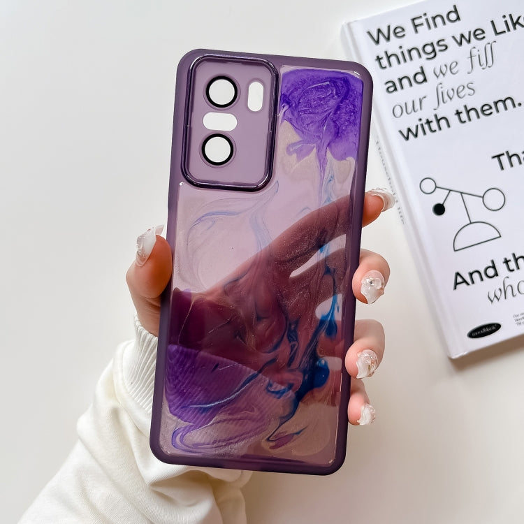 Oil Painting Electroplating TPU Phone Case