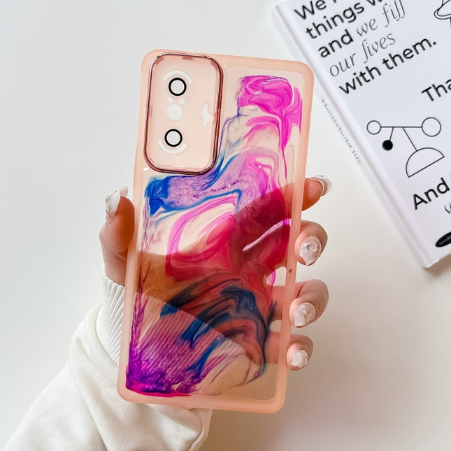 Oil Painting Electroplating TPU Phone Case, For Xiaomi Redmi K40 Pro, For Xiaomi Redmi K40 Gaming
