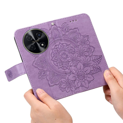 Seven-petal Flowers Embossing Leather Phone Case, For Huawei Enjoy 70 Pro, For Huawei Enjoy 70, For Huawei nova 11 SE, For Huawei nova 12 Pro