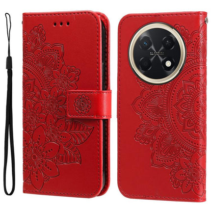 Seven-petal Flowers Embossing Leather Phone Case, For Huawei nova 16, For Huawei Enjoy 90 Pro Max 5G, For Huawei Enjoy 90 / Enjoy 90 Plus 5G, For Huawei Enjoy 80 Plus
