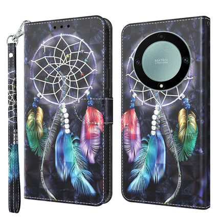 3D Painted Pattern Leather Phone Case