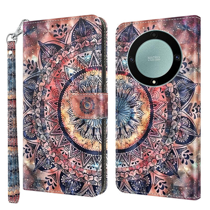 3D Painted Pattern Leather Phone Case