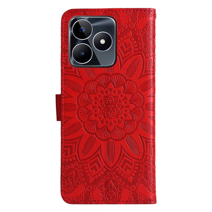 Embossed Sunflower Leather Phone Case, For Realme 11 Pro / 11 Pro+, For Realme C65 4G, For Realme C55, For Realme GT Neo 5 5G / GT3