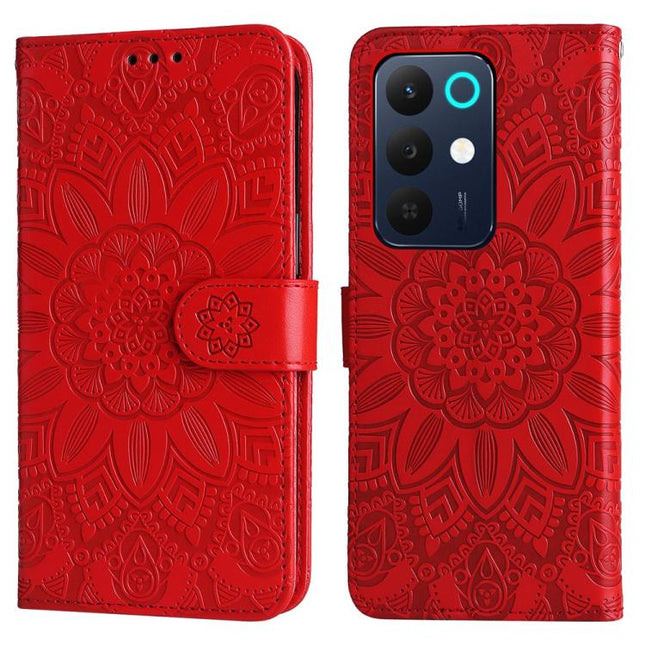 Embossed Sunflower Leather Phone Case, For Realme 15T 5G, For Realme Narzo 80 Lite 4G / C71 India, For Realme 15 5G / Realme 15 Pro 5G, For Realme C71 4G / C75 4G / 5G / 14x