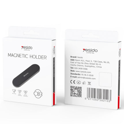 Yesido C83 Car Strong Magnetic Phone Holder, C83 (Black), C83 (Silver)