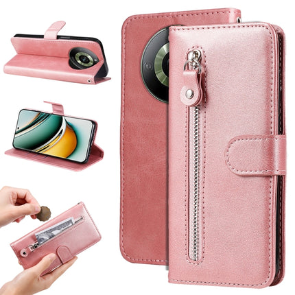 Fashion Calf Texture Zipper Leather Phone Case, For Realme 11 Pro / 11 Pro+, For Realme C65 4G, For Realme C55, For Realme GT Neo 5 5G / GT3