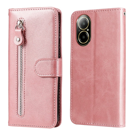 Fashion Calf Texture Zipper Leather Phone Case, For Realme 12 5G, For Realme 12+, For Realme 12 Pro+, For Realme C67 4G Global