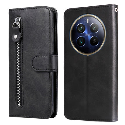 Fashion Calf Texture Zipper Leather Phone Case, For Realme 12 5G, For Realme 12+, For Realme 12 Pro+, For Realme C67 4G Global