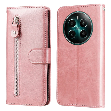 Fashion Calf Texture Zipper Leather Phone Case, For Realme 12 5G, For Realme 12+, For Realme 12 Pro+, For Realme C67 4G Global
