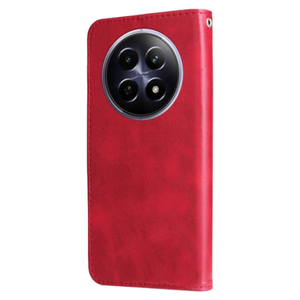 Fashion Calf Texture Zipper Leather Phone Case, For Realme 12 5G, For Realme 12+, For Realme 12 Pro+, For Realme C67 4G Global