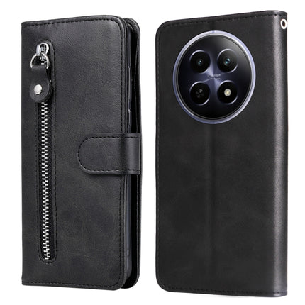 Fashion Calf Texture Zipper Leather Phone Case, For Realme 12 5G, For Realme 12+, For Realme 12 Pro+, For Realme C67 4G Global