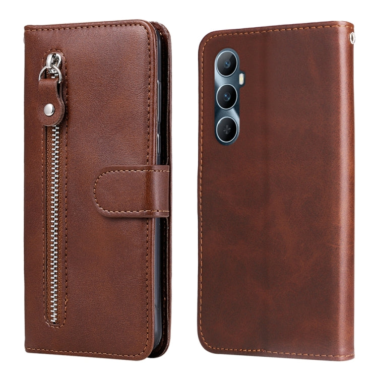 Fashion Calf Texture Zipper Leather Phone Case