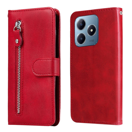 Fashion Calf Texture Zipper Leather Phone Case, For Realme 13+, For Realme 13 Pro / 13 Pro+ / P1 Pro Global, For Realme GT 6 / GT Neo6 SE, For Realme C63 / C61  / Note 60