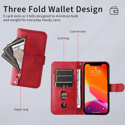 Fashion Calf Texture Zipper Leather Phone Case, For Realme 13+, For Realme 13 Pro / 13 Pro+ / P1 Pro Global, For Realme GT 6 / GT Neo6 SE, For Realme C63 / C61  / Note 60