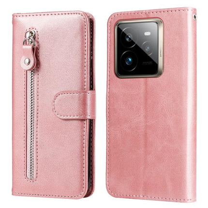 Fashion Calf Texture Zipper Leather Phone Case, For Realme 14 Global, For Realme 14 Pro+ Global, For Realme 14 Pro Global, For Realme GT 7 Pro
