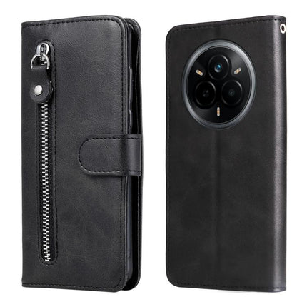 Fashion Calf Texture Zipper Leather Phone Case, For Realme 14 Global, For Realme 14 Pro+ Global, For Realme 14 Pro Global, For Realme GT 7 Pro