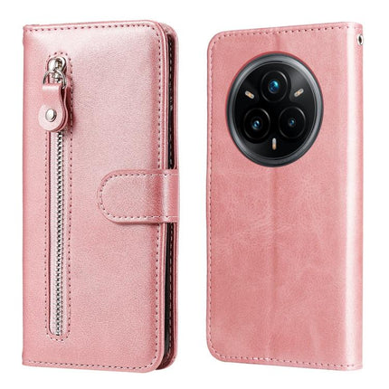 Fashion Calf Texture Zipper Leather Phone Case, For Realme 14 Global, For Realme 14 Pro+ Global, For Realme 14 Pro Global, For Realme GT 7 Pro