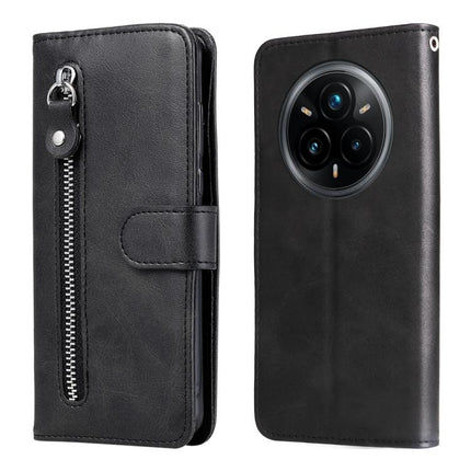 Fashion Calf Texture Zipper Leather Phone Case, For Realme 14 Global, For Realme 14 Pro+ Global, For Realme 14 Pro Global, For Realme GT 7 Pro