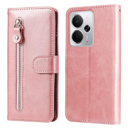 Fashion Calf Texture Zipper Leather Phone Case, For Realme 14 Global, For Realme 14 Pro+ Global, For Realme 14 Pro Global, For Realme GT 7 Pro