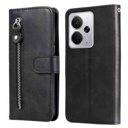 Fashion Calf Texture Zipper Leather Phone Case, For Realme 14 Global, For Realme 14 Pro+ Global, For Realme 14 Pro Global, For Realme GT 7 Pro
