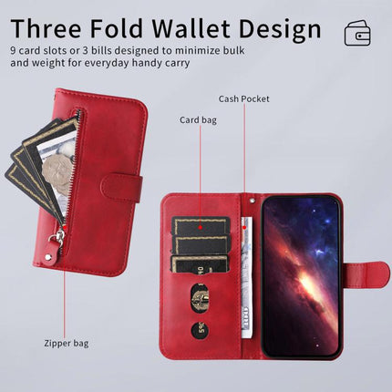 Fashion Calf Texture Zipper Leather Phone Case, For Realme 15T 5G, For Realme Narzo 80 Lite 4G / C71 India, For Realme 15 5G / Realme 15 Pro 5G, For Realme C71 4G / C75 4G / 5G / 14x