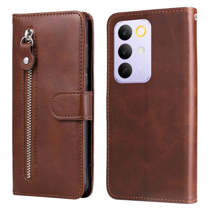 Fashion Calf Texture Zipper Leather Phone Case, For Realme 16 Pro+ 5G, For Realme 16 Pro 5G, For Realme 15x 5G India / Realme C85 5G, For Realme C85 Pro 4G