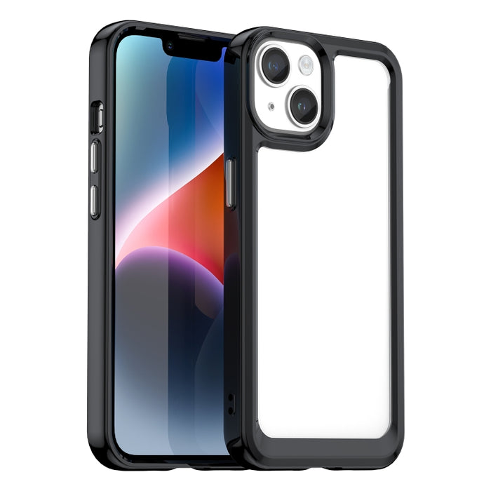 Colorful Series Acrylic + TPU Phone Case, For iPhone 15