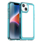 For iPhone 15 Plus / Transparent Blue
