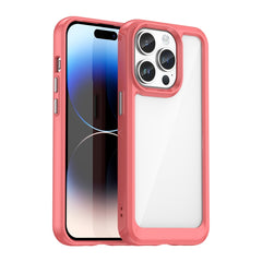 Funda de teléfono de acrílico + TPU de serie colorida, para iPhone 15 Pro Max, para iPhone 15 Pro, para iPhone 15 Plus, para iPhone 15