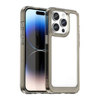 For iPhone 15 Pro / Transparent Grey