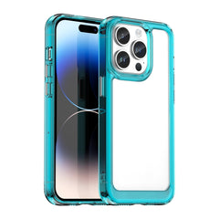 Funda de teléfono de acrílico + TPU de serie colorida, para iPhone 15 Pro Max, para iPhone 15 Pro, para iPhone 15 Plus, para iPhone 15