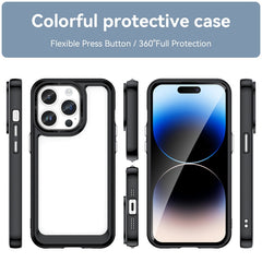 Funda de teléfono de acrílico + TPU de serie colorida, para iPhone 15 Pro Max, para iPhone 15 Pro, para iPhone 15 Plus, para iPhone 15