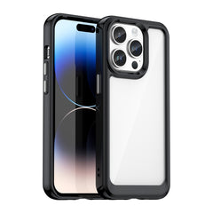 Funda de teléfono de acrílico + TPU de serie colorida, para iPhone 15 Pro Max, para iPhone 15 Pro, para iPhone 15 Plus, para iPhone 15