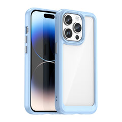 Funda de teléfono de acrílico + TPU de serie colorida, para iPhone 15 Pro Max, para iPhone 15 Pro, para iPhone 15 Plus, para iPhone 15