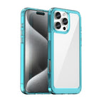 For iPhone 16 Pro Max / Transparent Blue