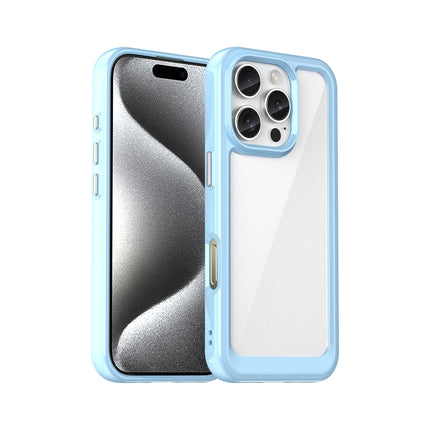 Colorful Series Acrylic + TPU Phone Case, For iPhone 16 Pro Max, For iPhone 16 Pro, For iPhone 16 Plus, For iPhone 16