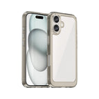 For iPhone 16 Plus / Transparent Grey