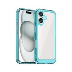 Colorful Series Acrylic + TPU Phone Case, For iPhone 16 Pro Max, For iPhone 16 Pro, For iPhone 16 Plus, For iPhone 16, iPhone 16e