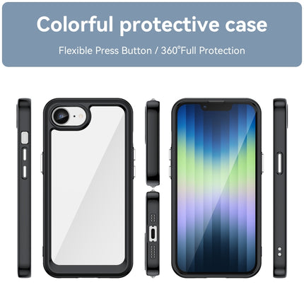 Colorful Series Acrylic + TPU Phone Case, iPhone 16e, For iPhone 15 Pro Max, For iPhone 15 Pro, For iPhone 15 Plus