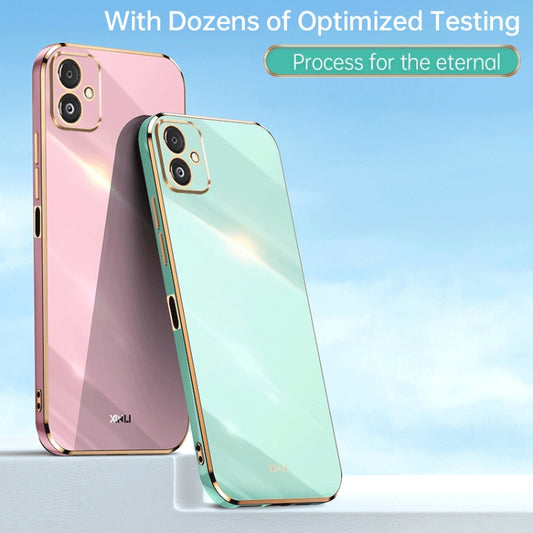 XINLI Straight Edge 6D Electroplate TPU Phone Case, For Samsung Galaxy F14 5G, For Samsung Galaxy M14 5G, For Samsung Galaxy A04e 4G