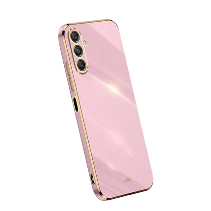 XINLI Straight Edge 6D Electroplate TPU Phone Case, For Samsung Galaxy A05, For Samsung Galaxy A05s, For Samsung Galaxy M34 5G
