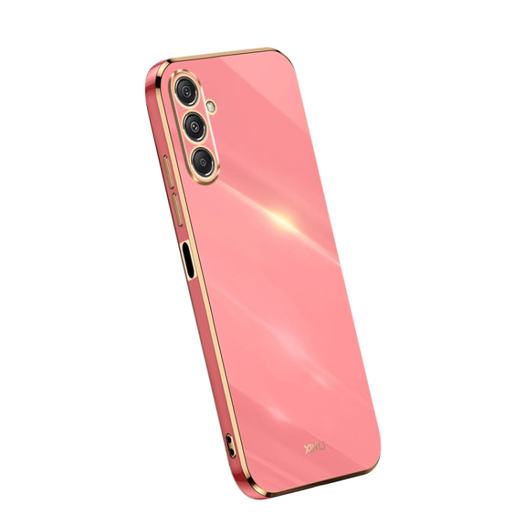 XINLI Straight Edge 6D Electroplate TPU Phone Case, For Samsung Galaxy A05, For Samsung Galaxy A05s, For Samsung Galaxy M34 5G