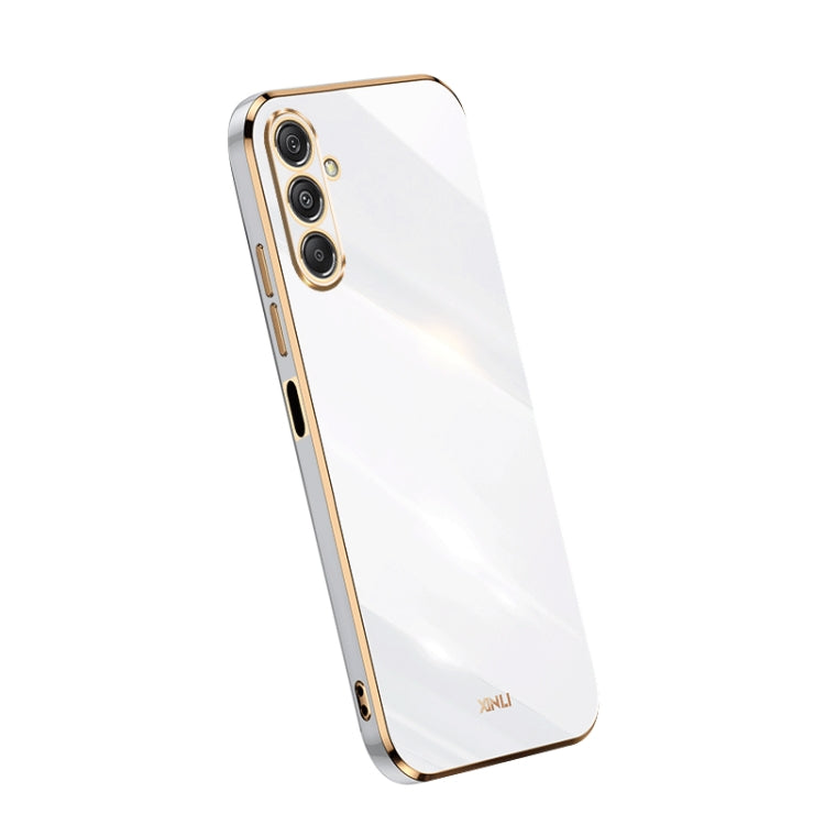 XINLI Straight Edge 6D Electroplate TPU Phone Case, For Samsung Galaxy A05, For Samsung Galaxy A05s, For Samsung Galaxy M34 5G