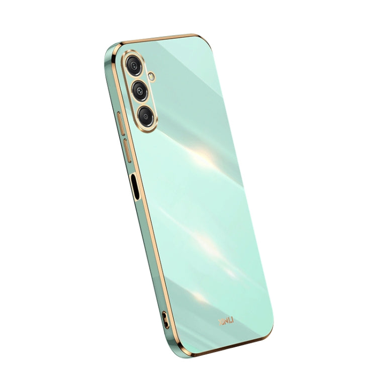 XINLI Straight Edge 6D Electroplate TPU Phone Case, For Samsung Galaxy A05, For Samsung Galaxy A05s, For Samsung Galaxy M34 5G